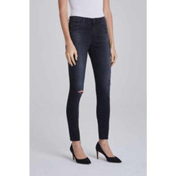 ADRIANO GOLDSCHMIED Womens Farrah Skinny Ankle Jeans $215 NEW Size 27 Destructed - Picture 1 of 14